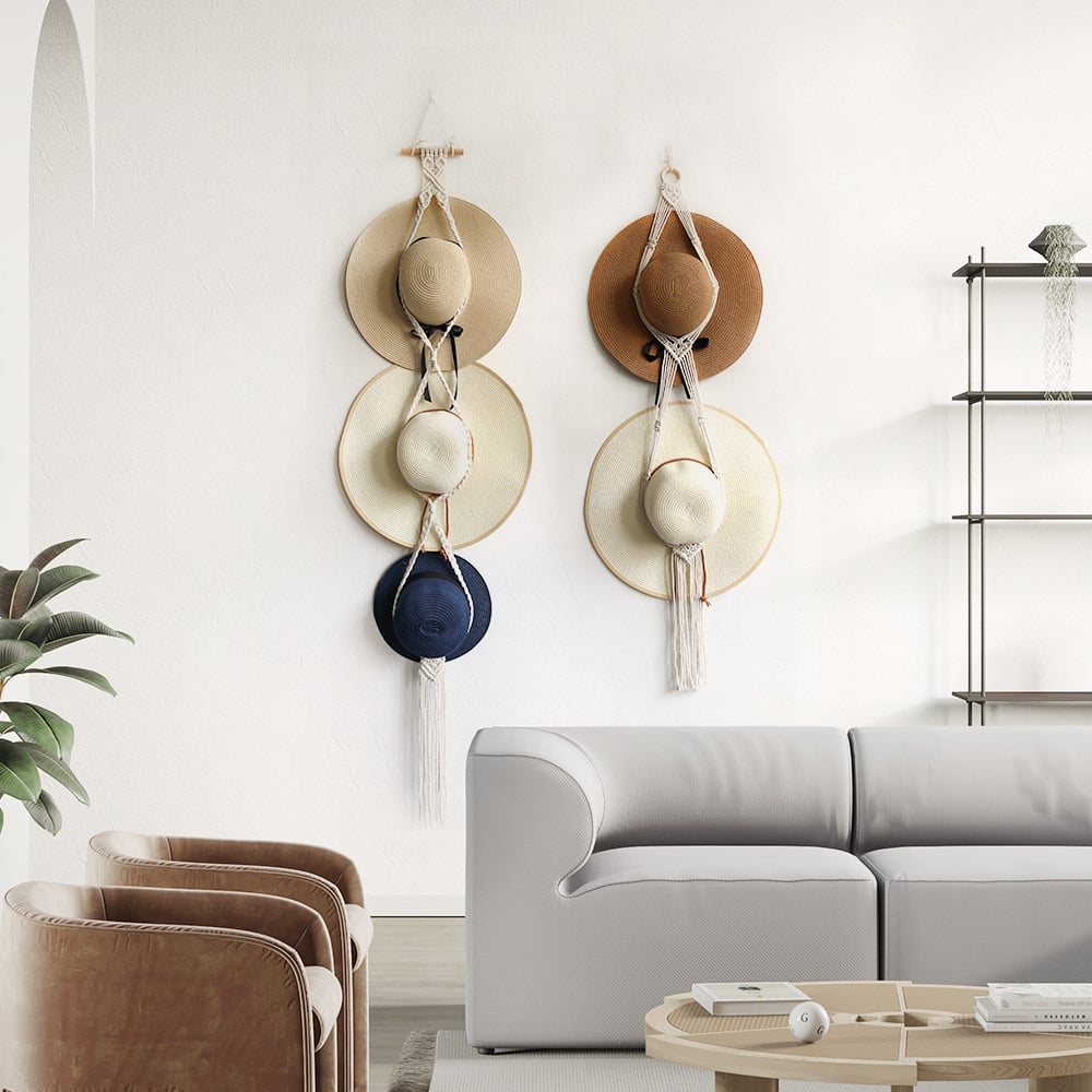 Multinivel Hat Decoration Set with Tassels