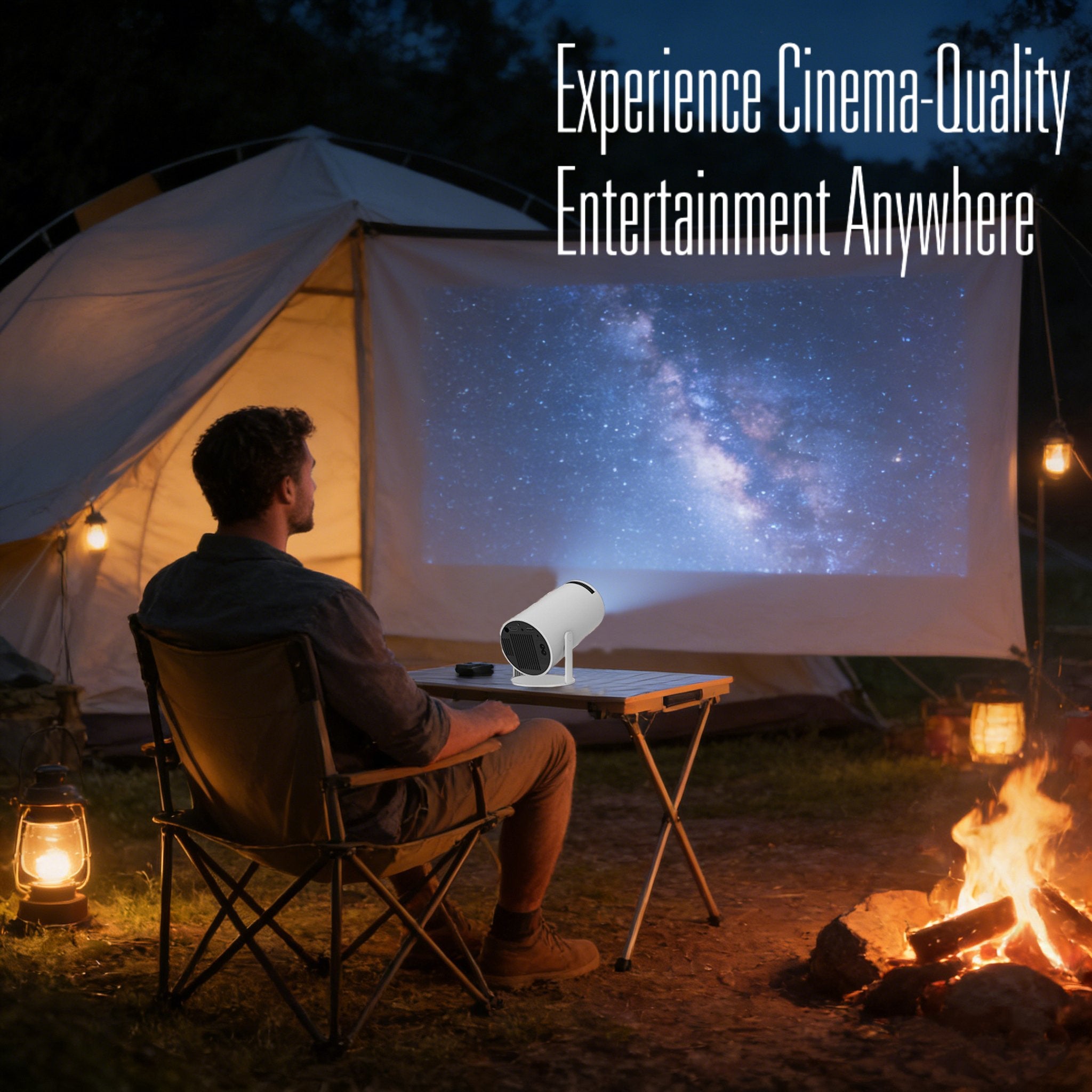 Smart Mini Projector – Bring the Theater to Your Home and Outdoors 🎬