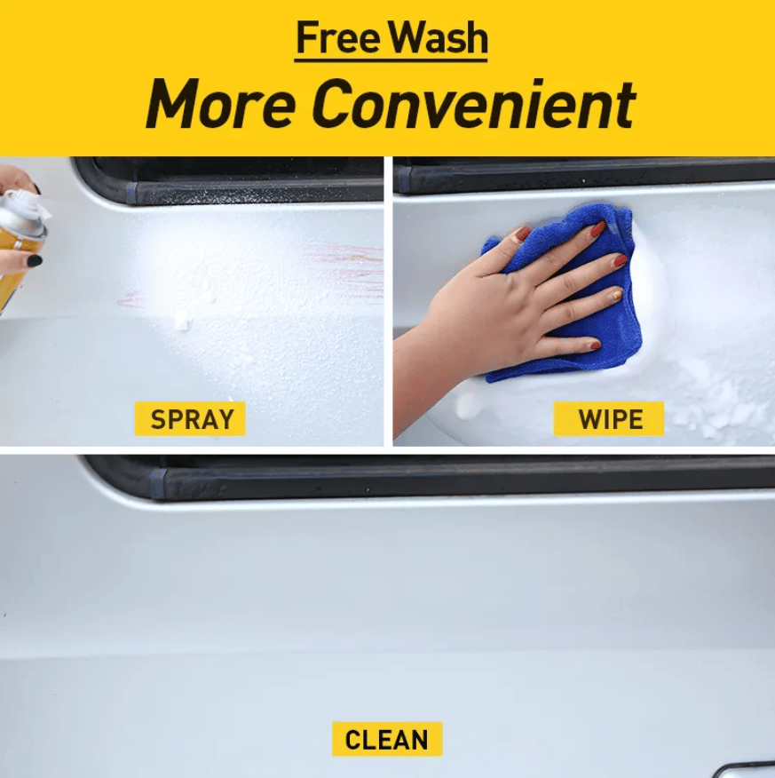Foam Cleaner Spray for Car Interior & Household Stains | Effective Stain Removal for Seats, Carpets & Upholstery | Easy-to-Use Cleaning Solution