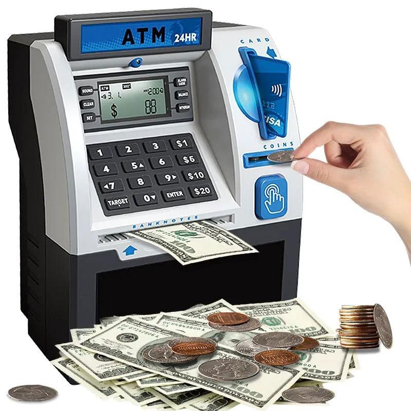 💰ATM Savings Bank for Real Money: The Ultimate Money Management Machine for Adults & Kids