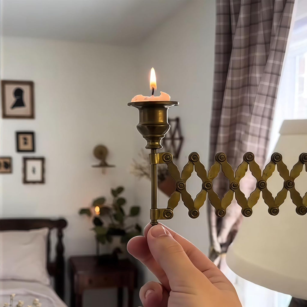 Extendable Vintage Taper Candle Holder