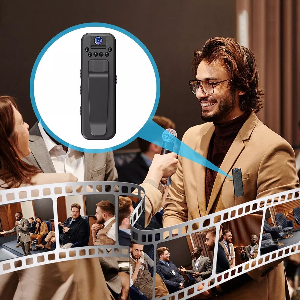 🌟Multifunctional Portable 1080P Mini Body Camera