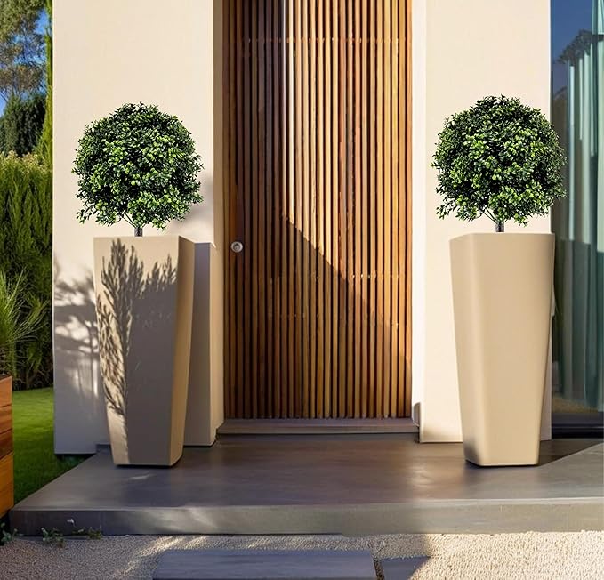 20" Artificial Cedar Topiary Ball Tree