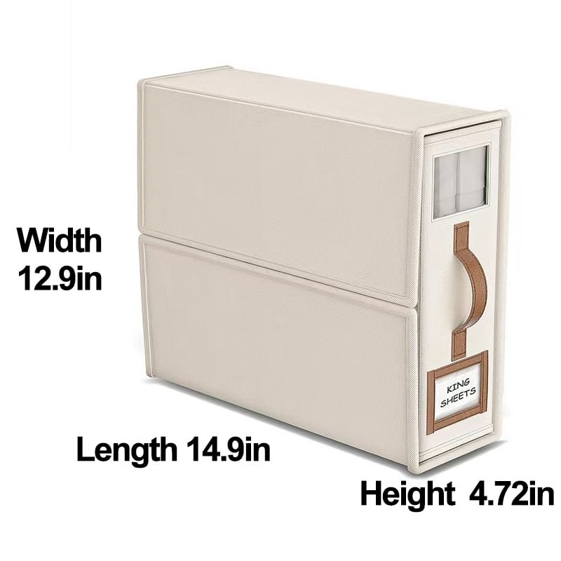Foldable Sheet Storage Set – Keep Your Bedding Organized and Neat 🛏️✨