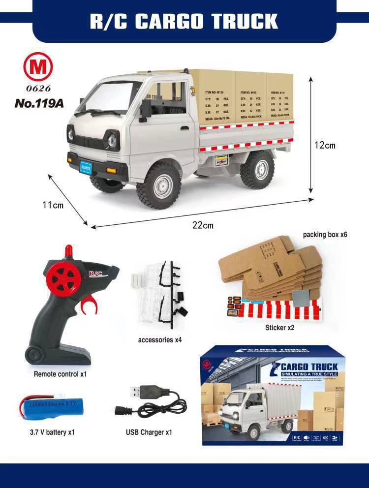 RC CARGO SIMULATING PICKUP TRUCK