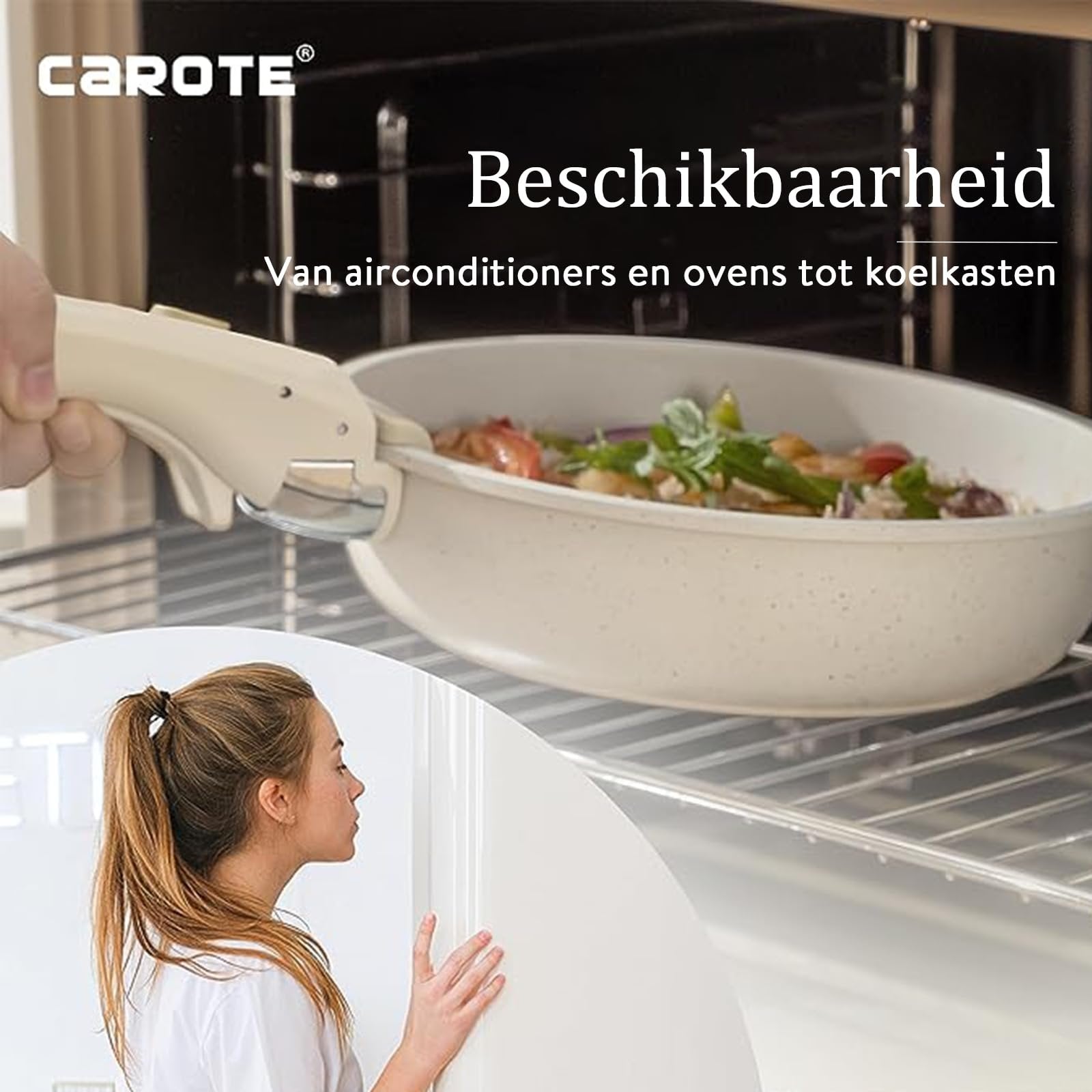 Detachable Handle Cookware - Space-saving, Versatile, and Easy to Clean