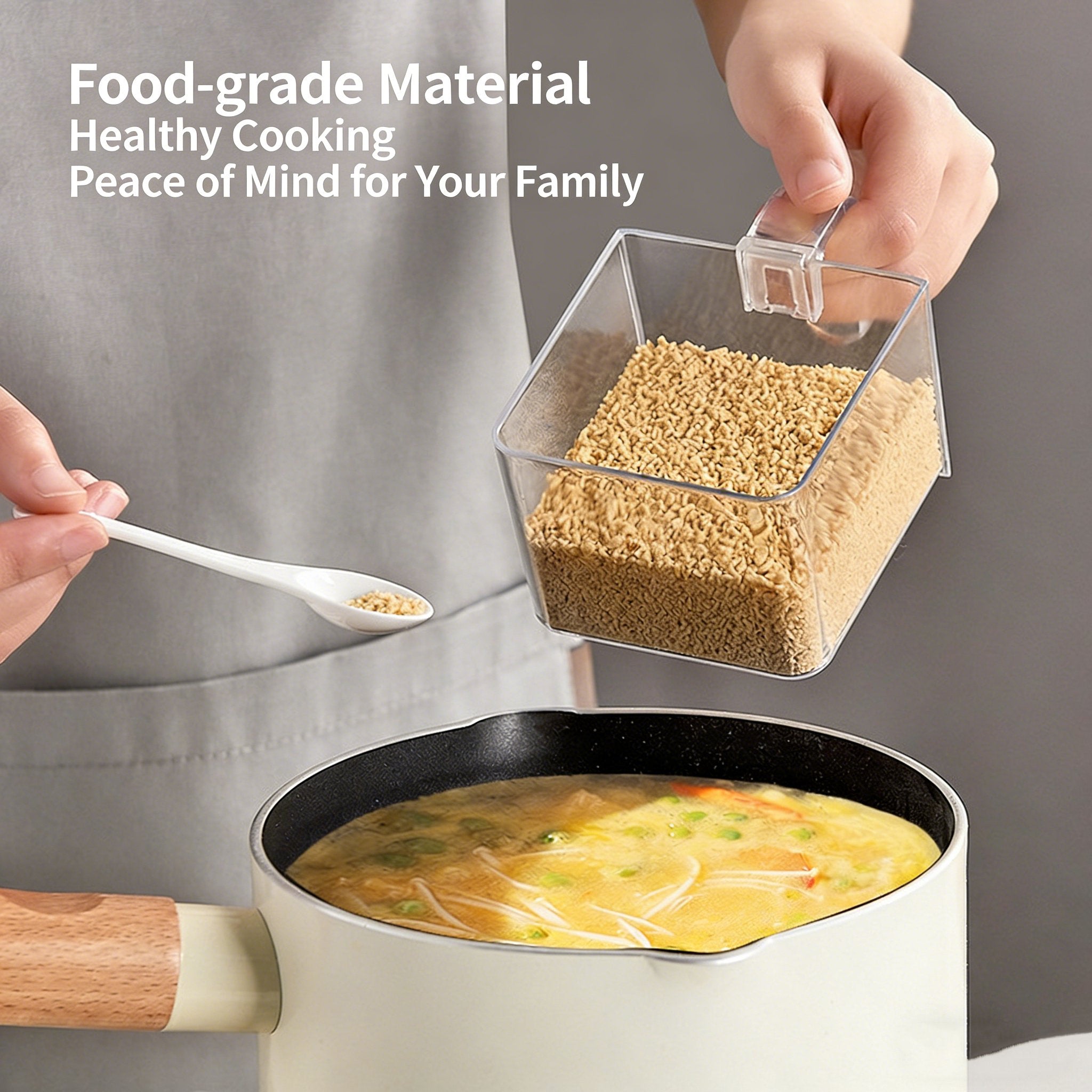 🧂Punch-free wall-mounted spice storage box