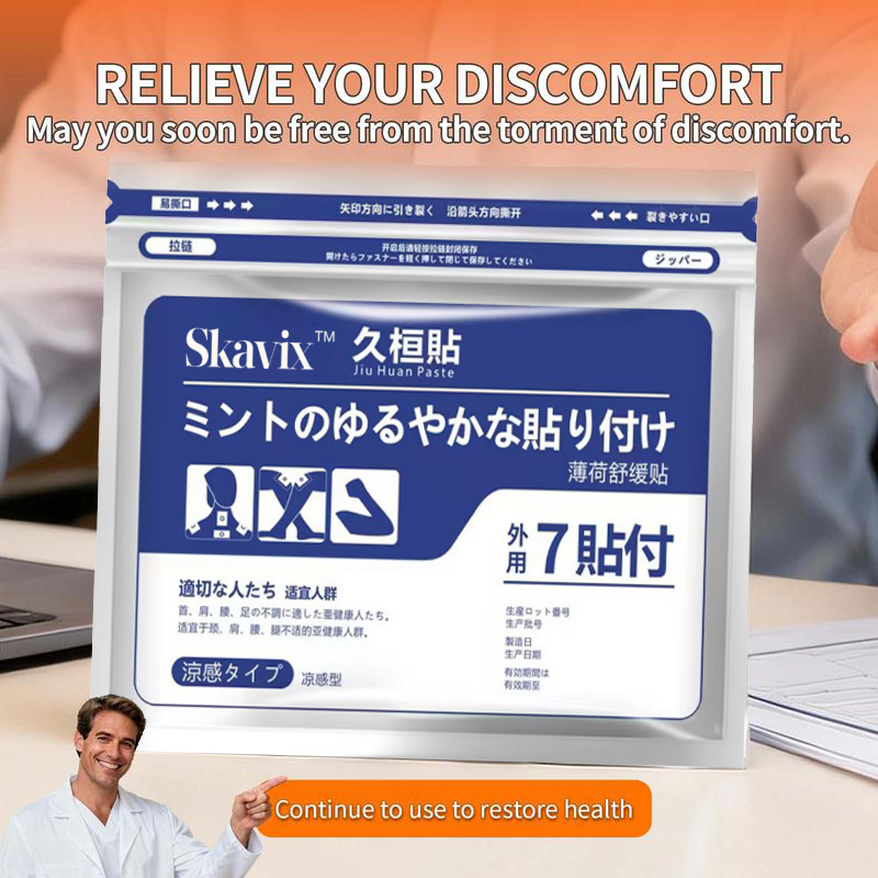 🔥SKAVIX™ Deep Penetrating Herbal Heat Patches | Natural Remedy for Arthritis, Stiff Muscles & Inflammation | Safe, Non-Drowsy Pain Management