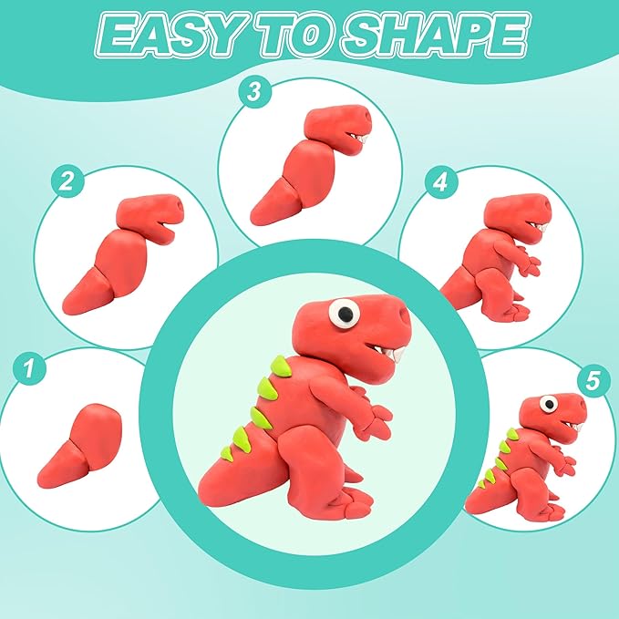 36-Color Air Dry Clay Set | Safe, Fun, and Creative Playtime for Kids!