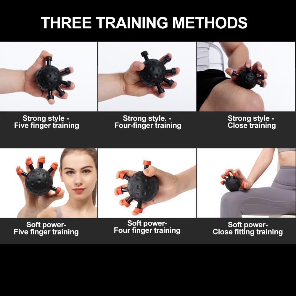 Hand Grip Strengthener - Finger & Hand Exercise Trainer for Arm Strength