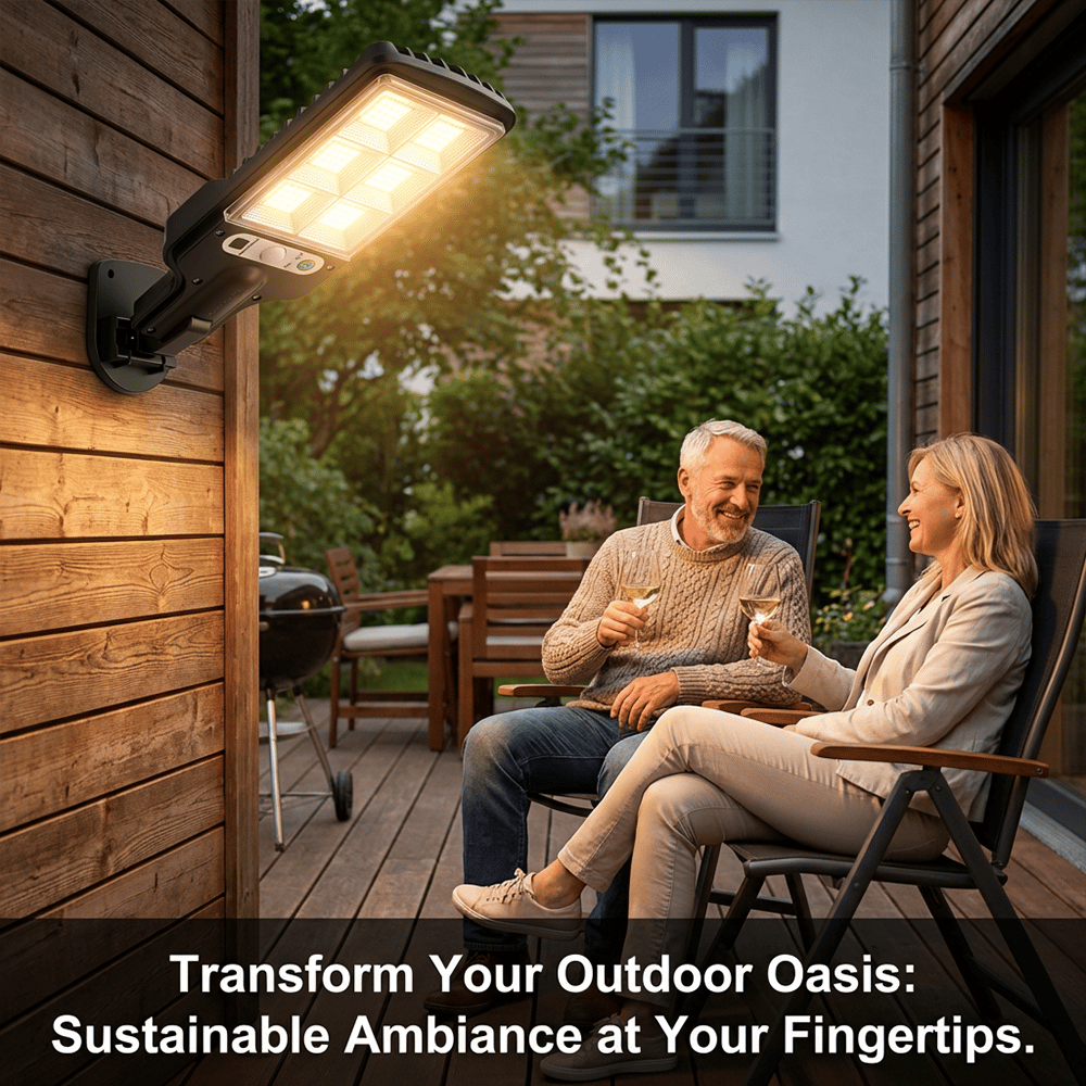 Powerful Solar Street Light for Outdoor Security & Illumination