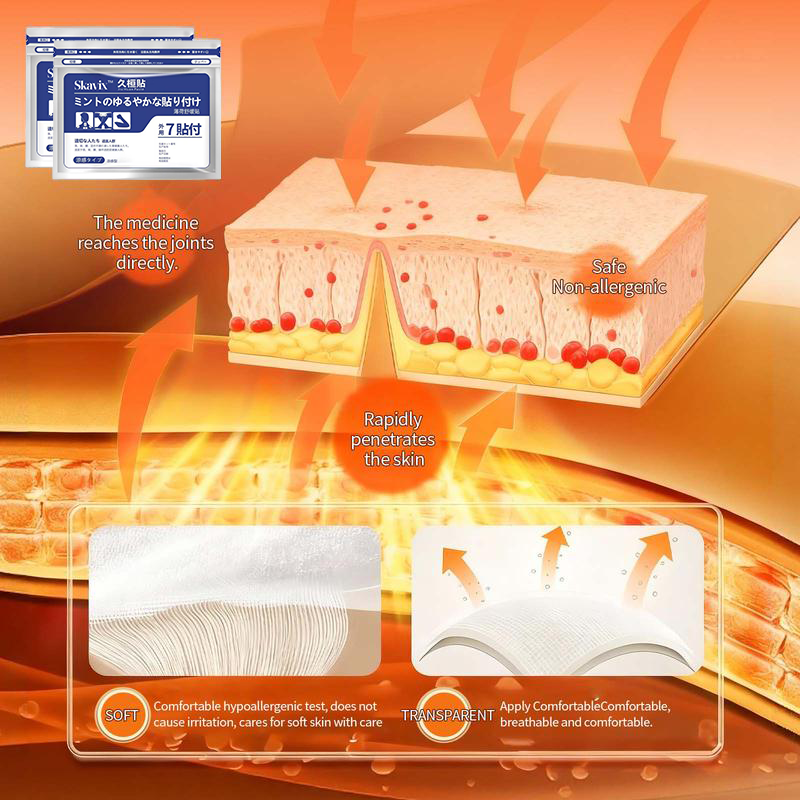 🔥SKAVIX™ Deep Penetrating Herbal Heat Patches | Natural Remedy for Arthritis, Stiff Muscles & Inflammation | Safe, Non-Drowsy Pain Management