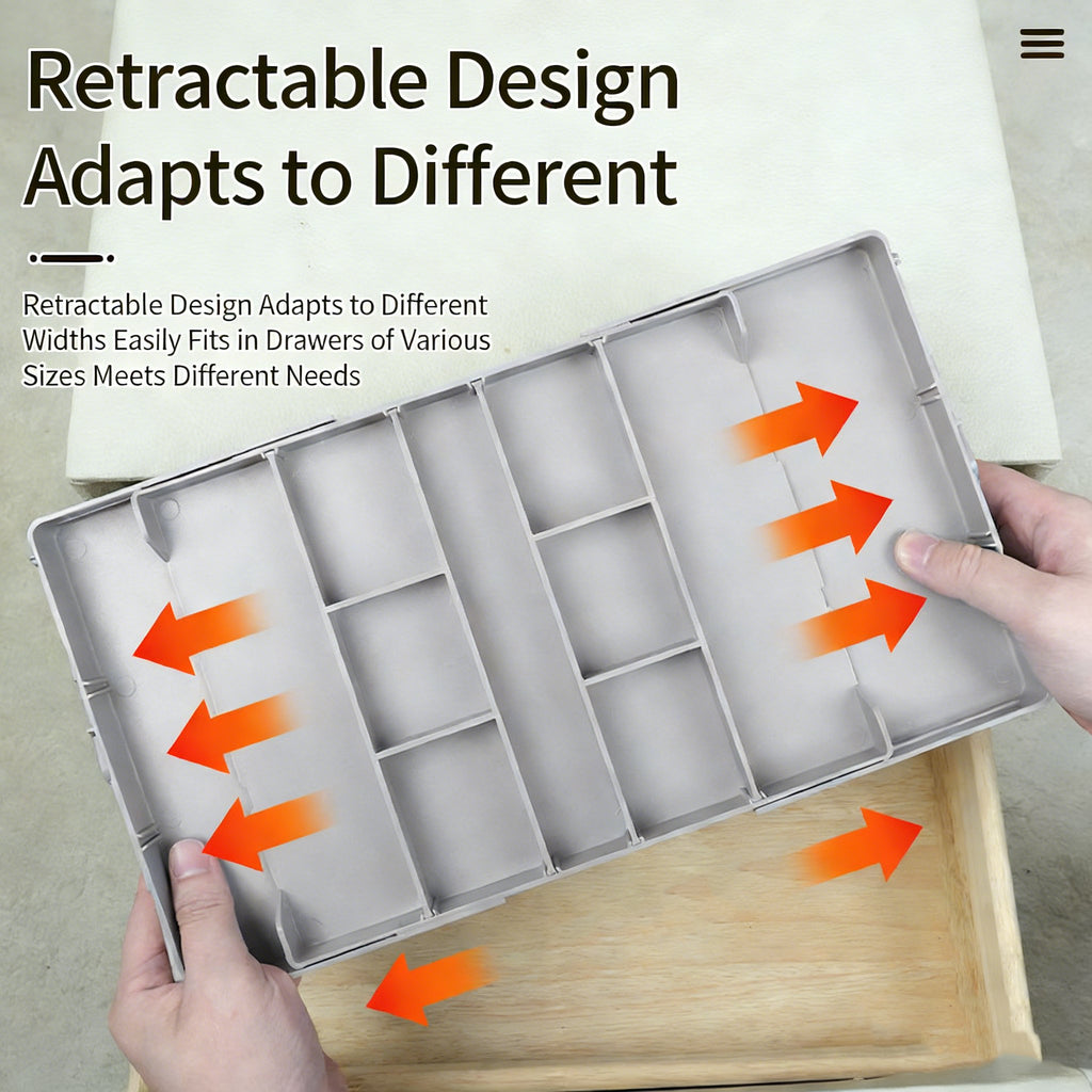 ✨ Extendable Drawer-Style Storage Organizer