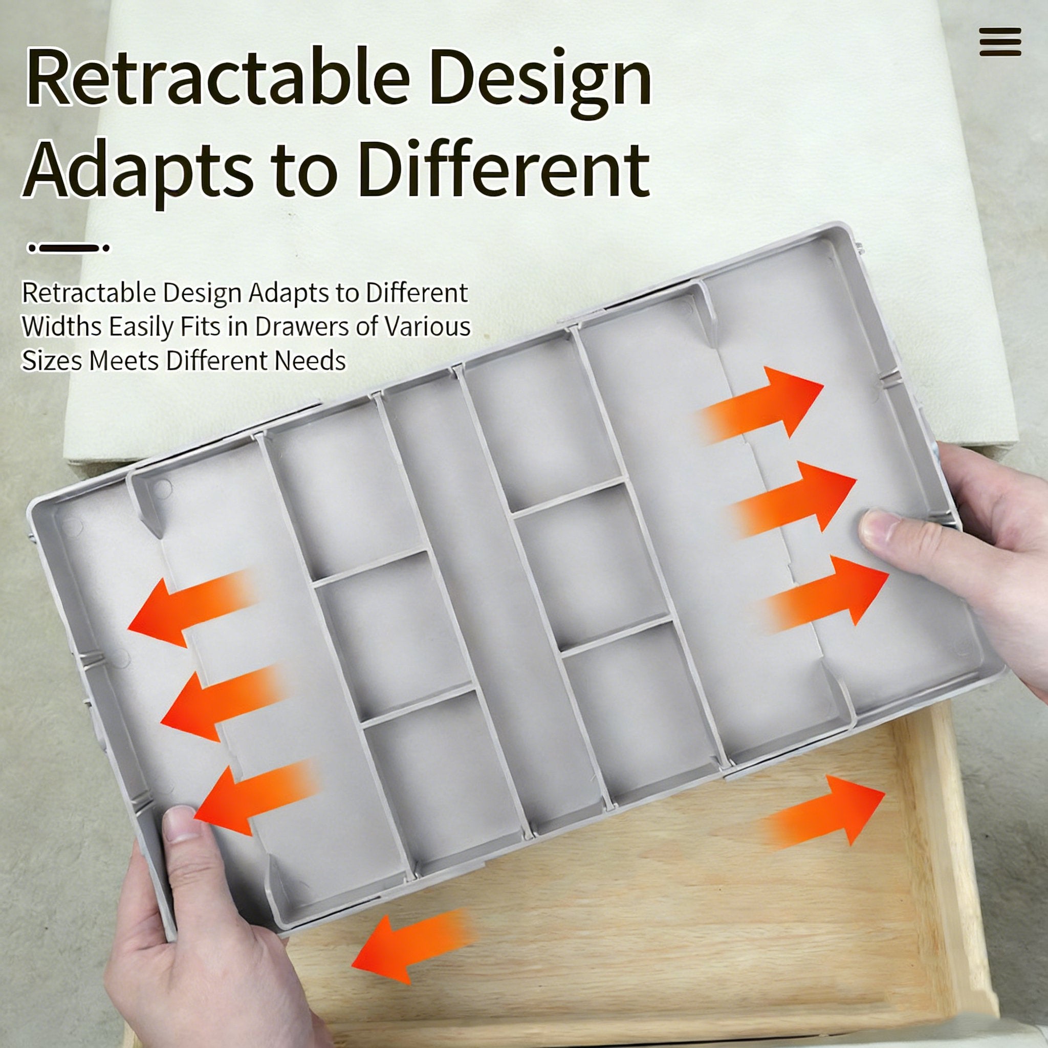 ✨ Extendable Drawer-Style Storage Organizer