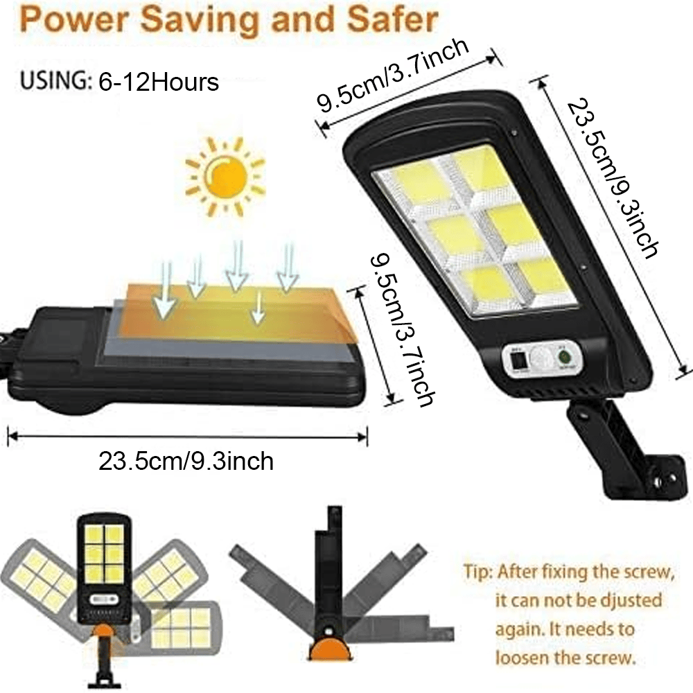 Powerful Solar Street Light for Outdoor Security & Illumination