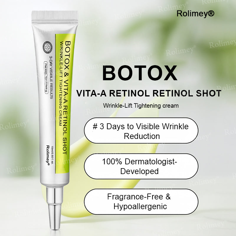 🌹Made and shipped from the CA 💫Rolimey® Botox & Vita-A Retinol Shot Wrinkle-Lift Tightening cream - Last Day Promotion 70% OFF
