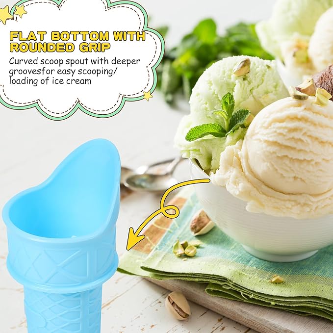 Colorful Delight: Versatile Ice Cream Cone Holders for Every Occasion