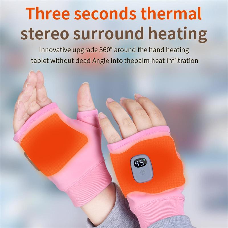 Smart Thermostatic Heated Fingerless Gloves