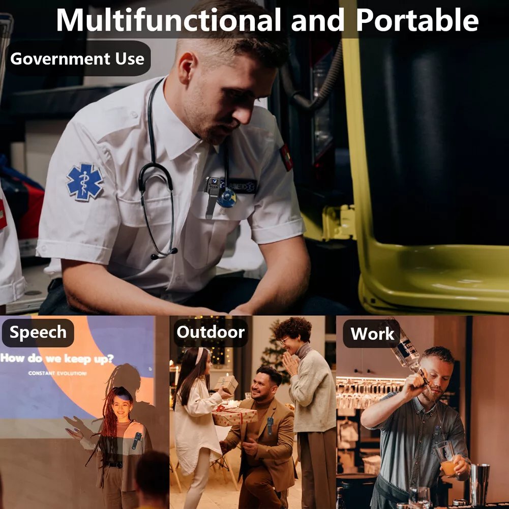 🌟Multifunctional Portable 1080P Mini Body Camera