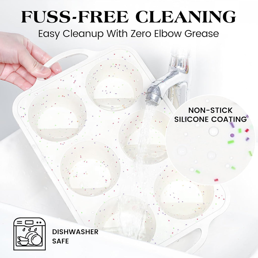 Silicone Deep Cake Mold for Egg-Based Pastries🧁