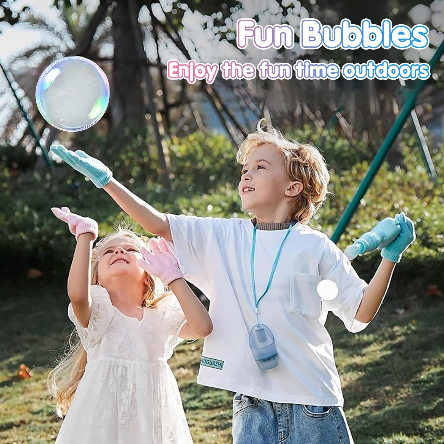 🎉 Magical Smoke Bubble Machine for Kids