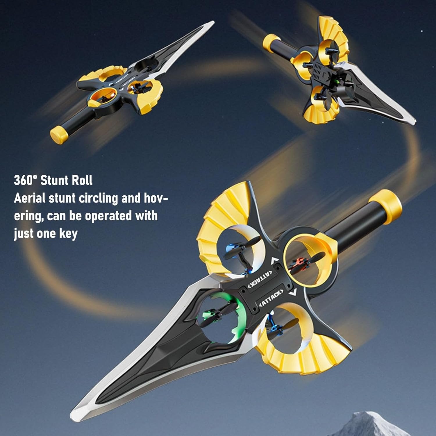 Experience the Thrill of Flight with the Gesture-Controlled Remote Control Flying Sword ✨✈️