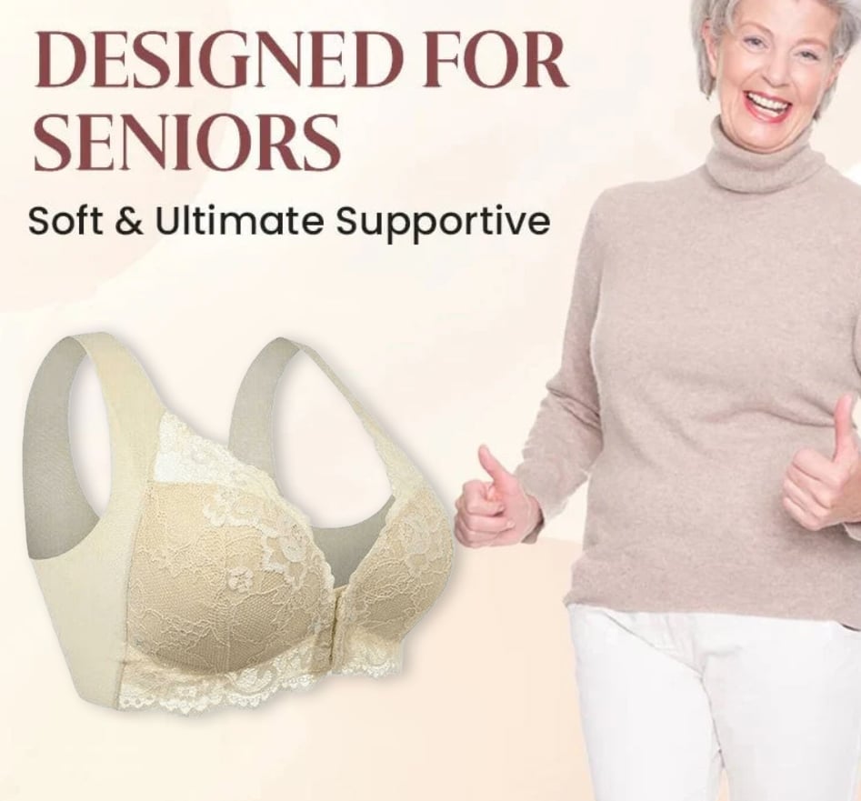 LAST DAY 49% OFF-Bra For Women Front Closure 5D Beauty Back Sports Comfy Bra