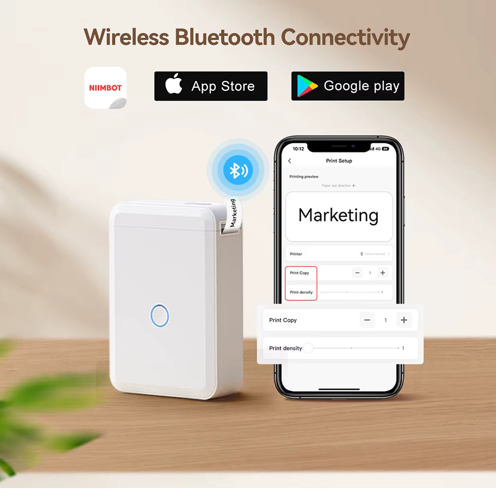 Portable Inkless Label Printe