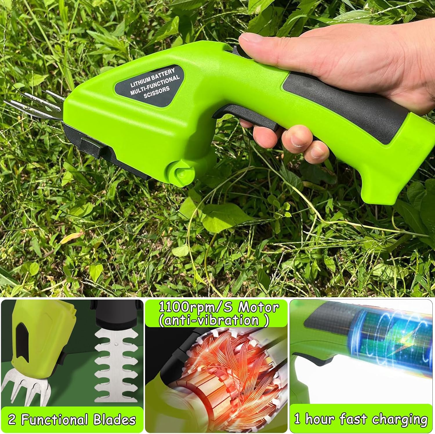 Cordless Electric Scissor 1000 RPM