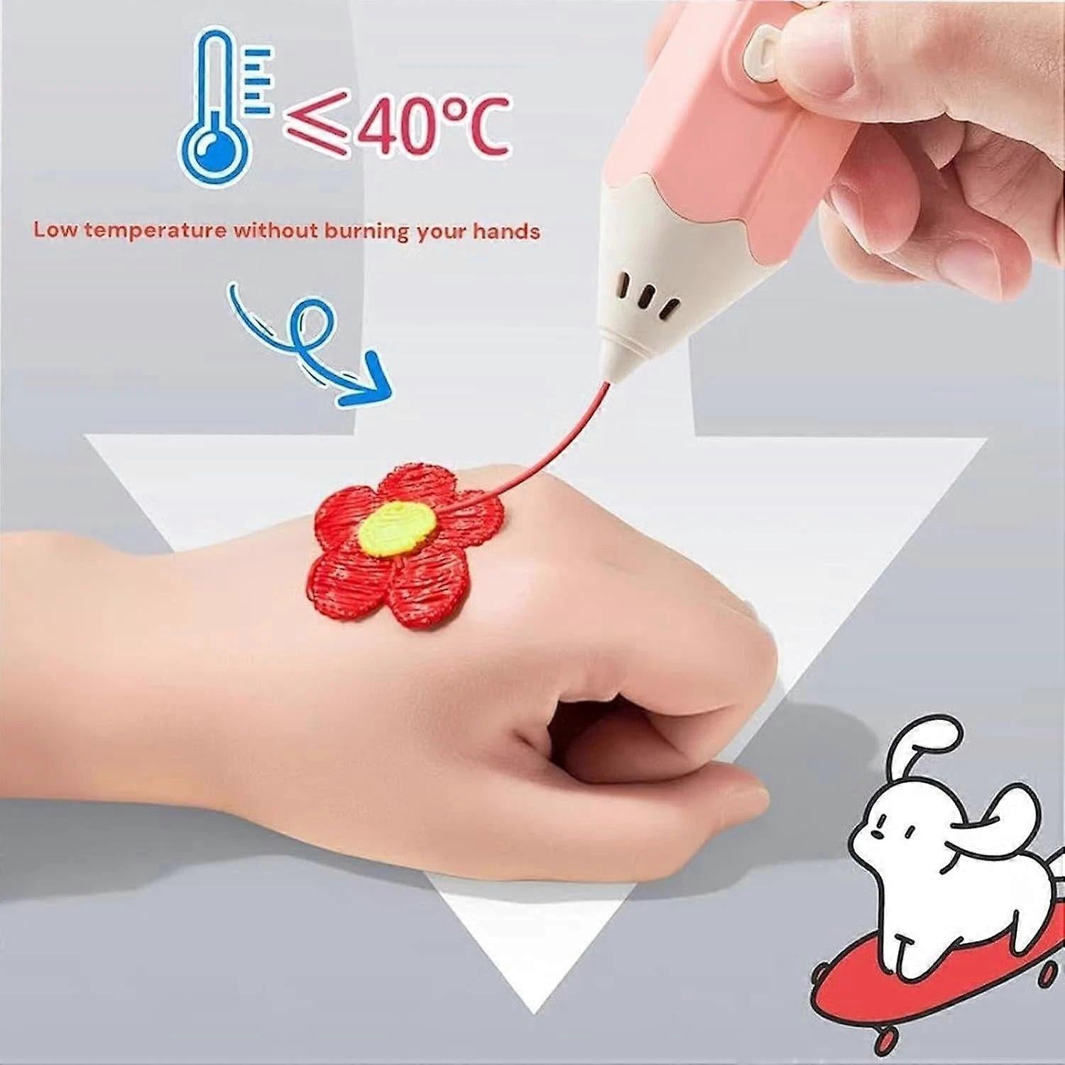 Pencil-Shaped 3D Printing Pen – The Ultimate Creative Gift for Kids This Christmas!
