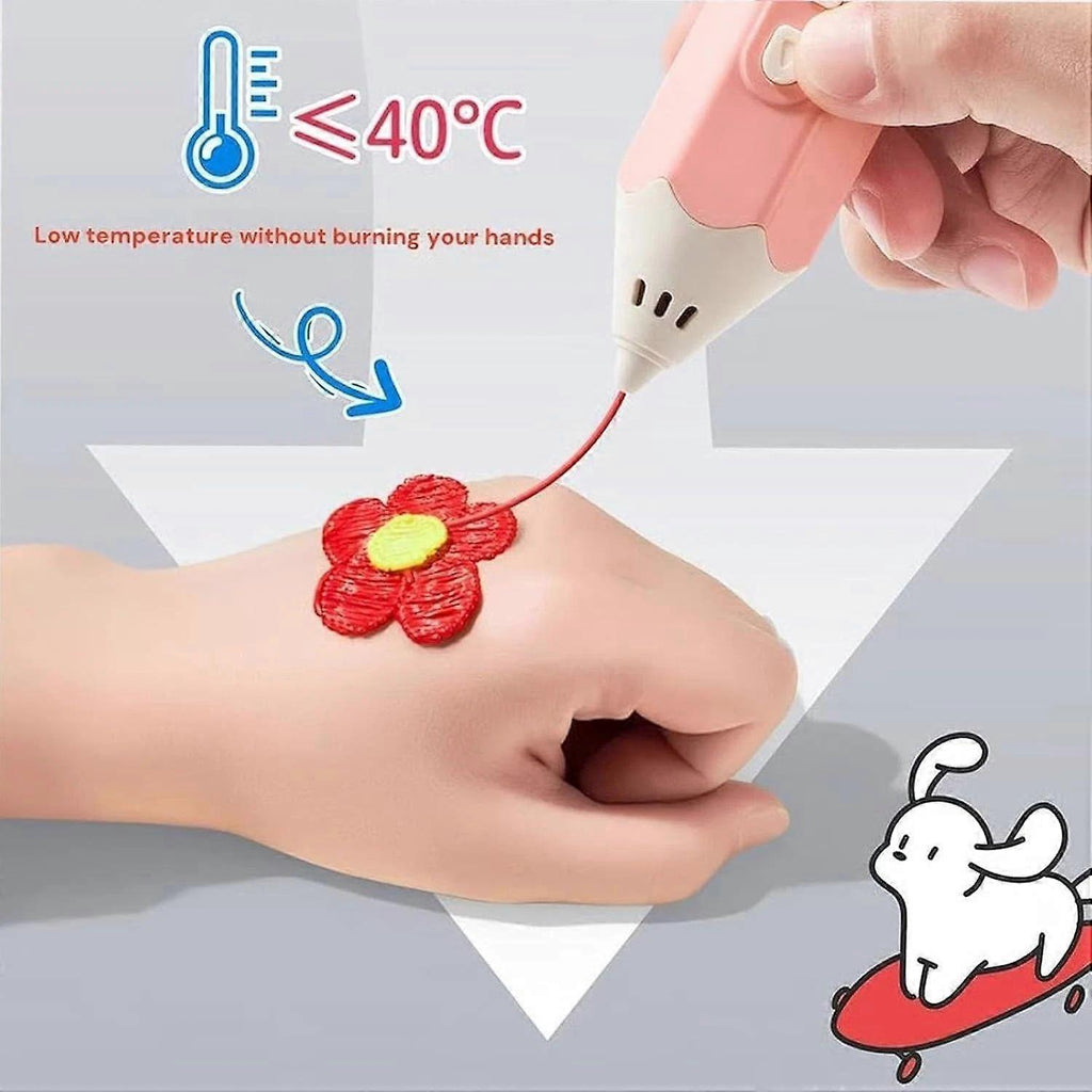 Pencil-Shaped 3D Printing Pen – The Ultimate Creative Gift for Kids This Christmas!