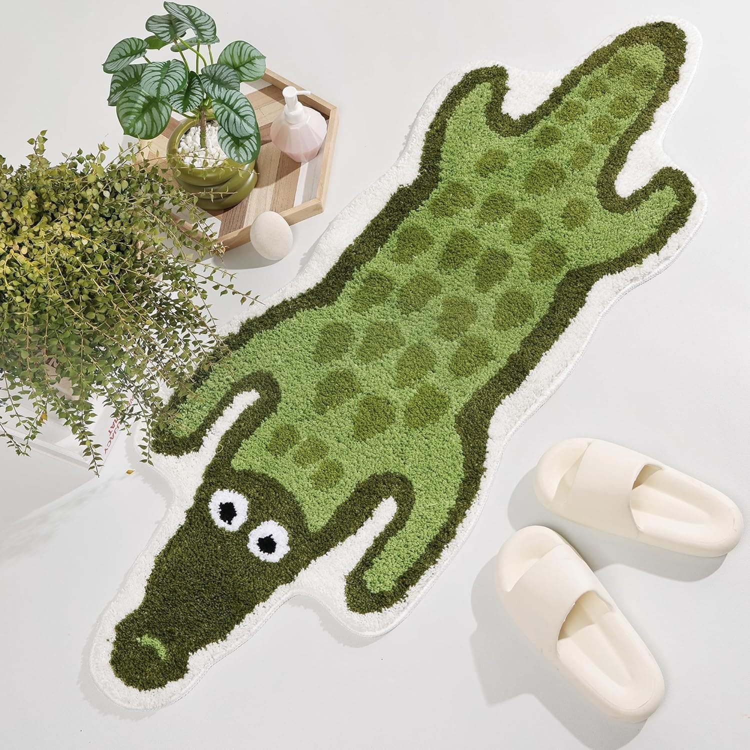 🐊 Faux Cashmere Indoor & Outdoor Rug
