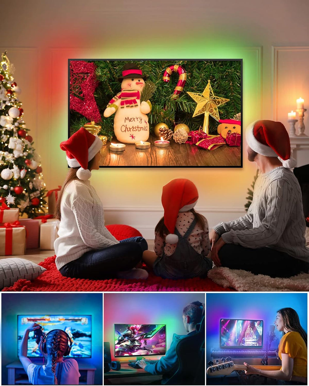 TV Backlight - Color Picker Graffiti Television Screen Synchronous Light Strip