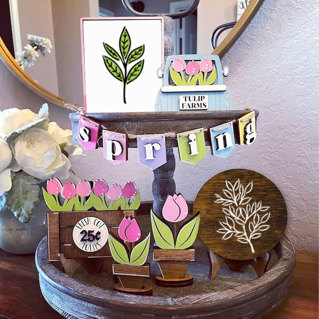 Leaf stencils for crafts