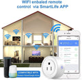 Wi-Fi Enabled Mini Smart Socket & Remote Control Outlet with Timing Function