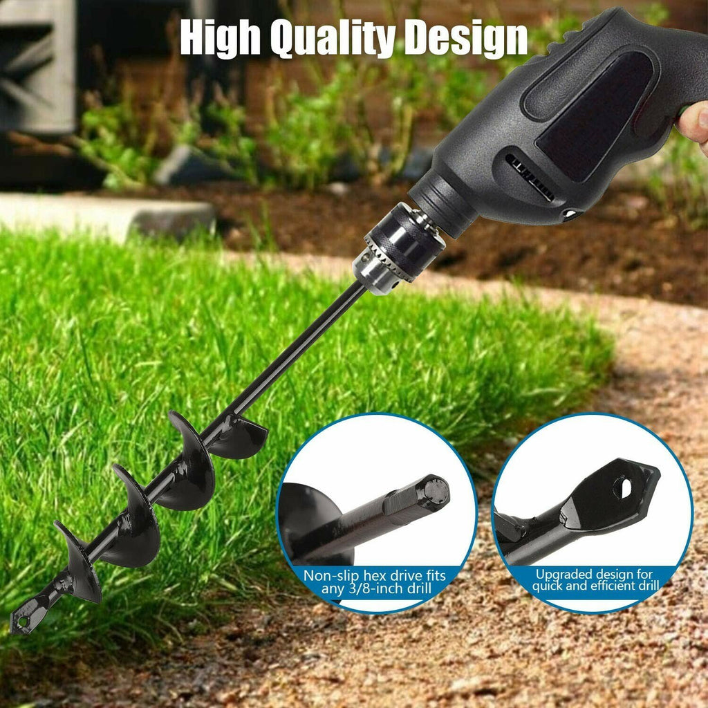 Easy Gardening Auger Spiral Drill Bit - Buy More Save More