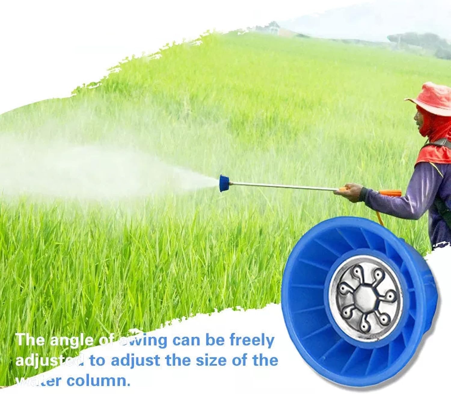 7 Hole High Pressure Windproof Sprayer & 360° Rotation