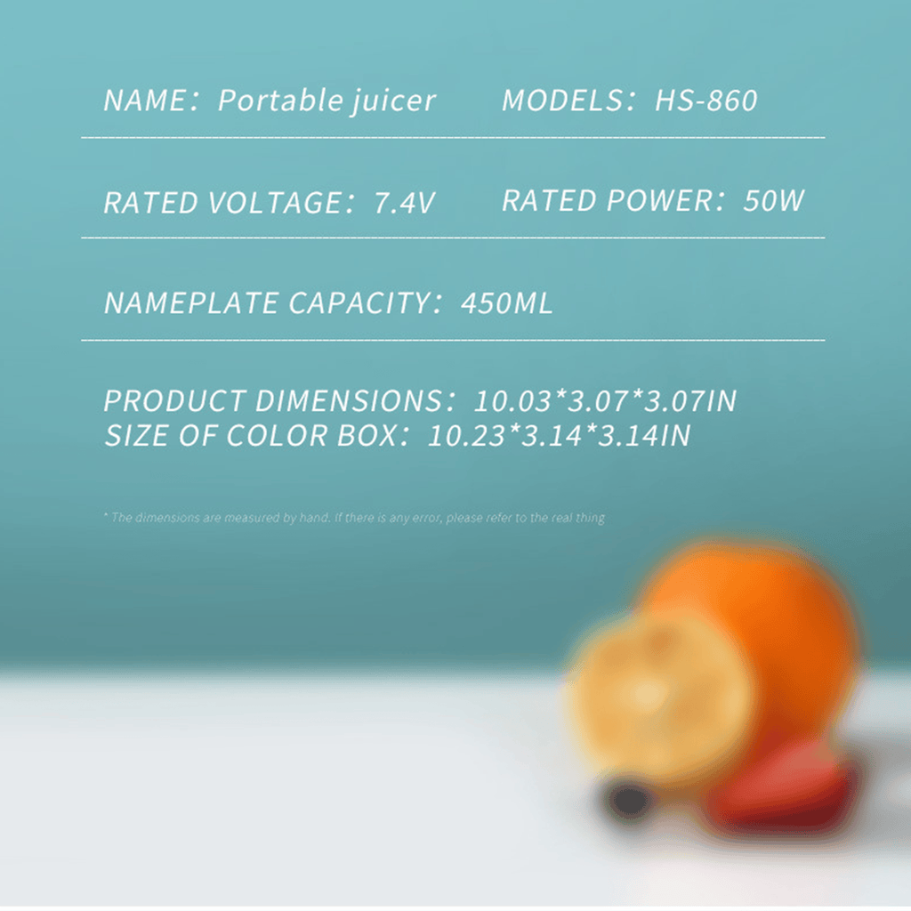 🥤 Portable Blender Cup