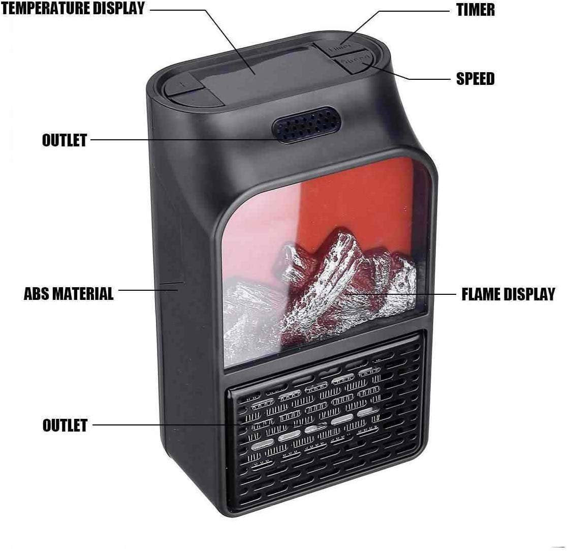 Heater With 3D Flame 900W