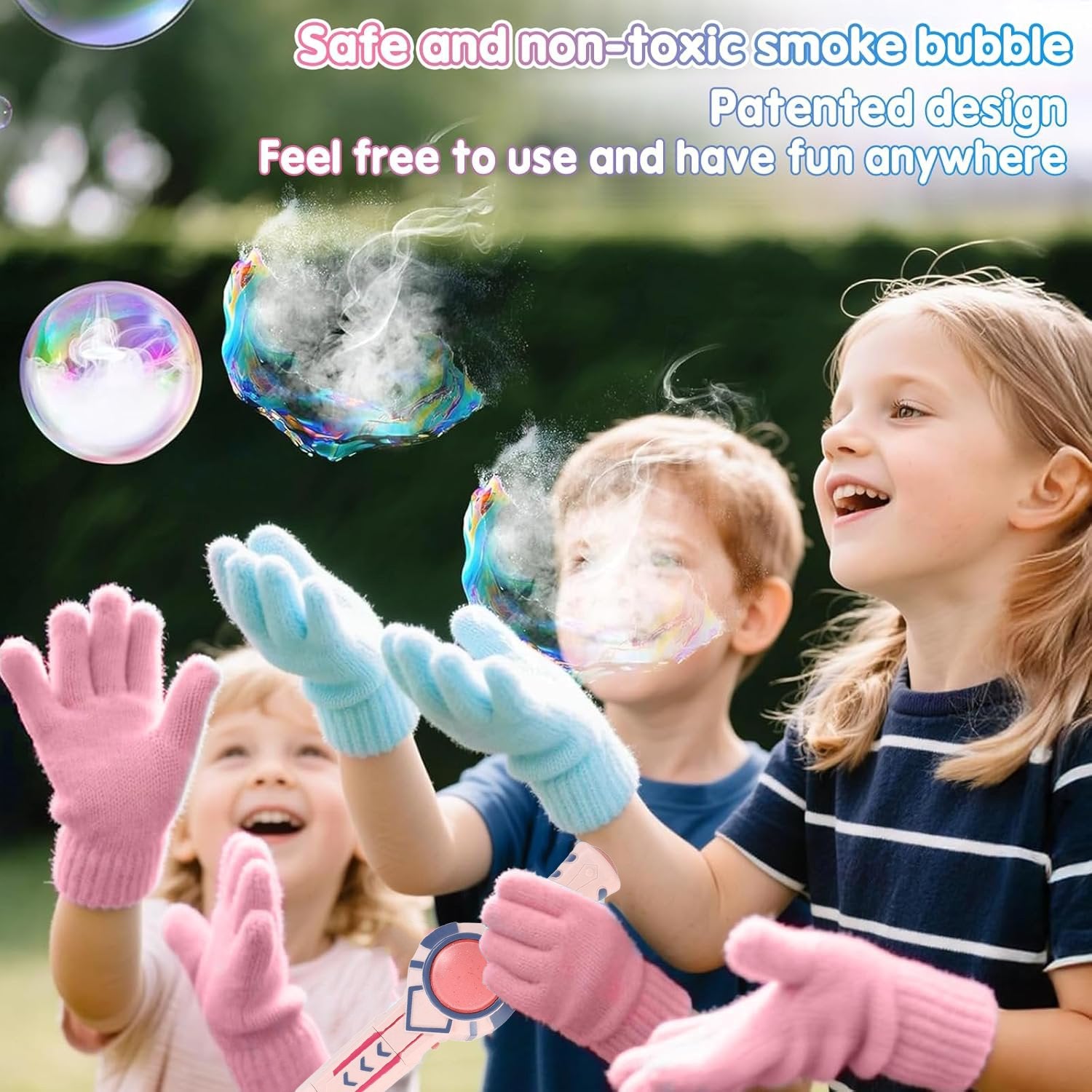🎉 Magical Smoke Bubble Machine for Kids
