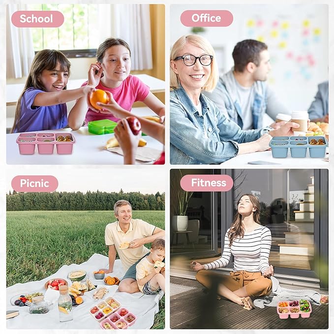 Bento Snack & Meal Prep Containers