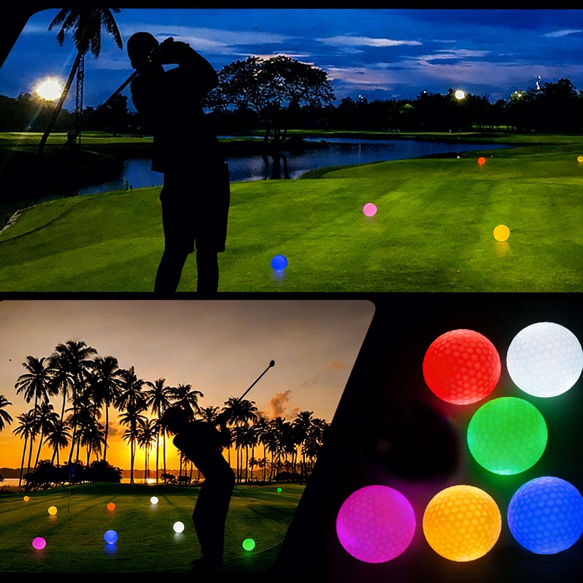 🌟 Glow in the Dark LED Golf Balls