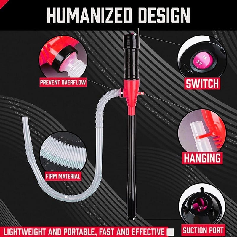 Portable Power Battery Pump (with Nozzle)