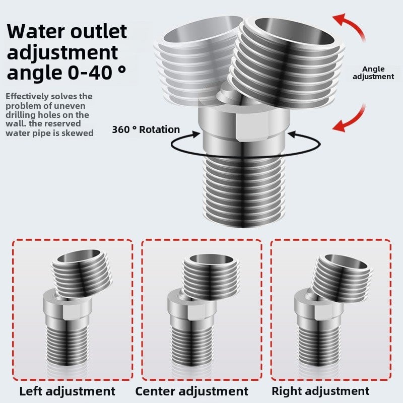 Adjustable Shower Faucet Angle Adapter