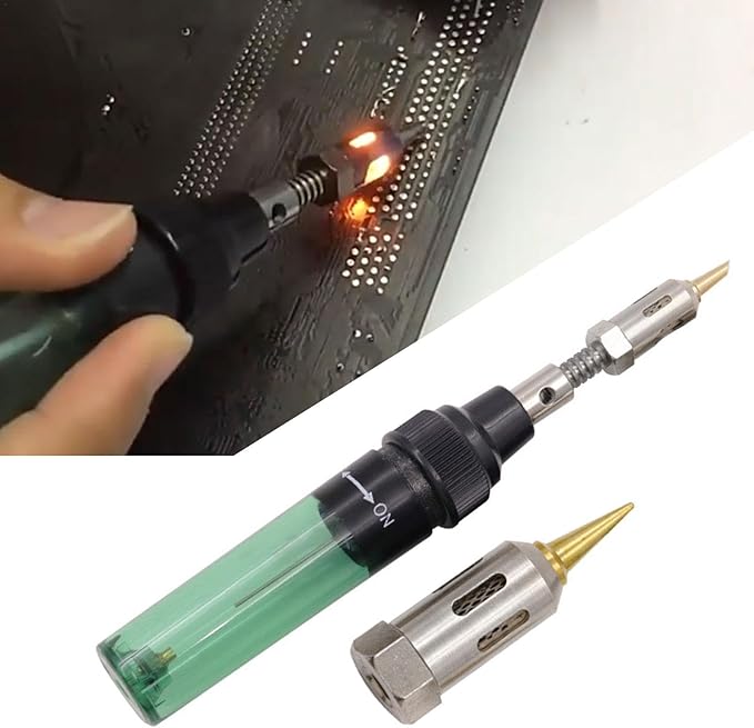 Portable 4-in-1 Soldering Iron Kit | Adjustable Temperature Welding Tool for Automotive and Electronic Repairs
