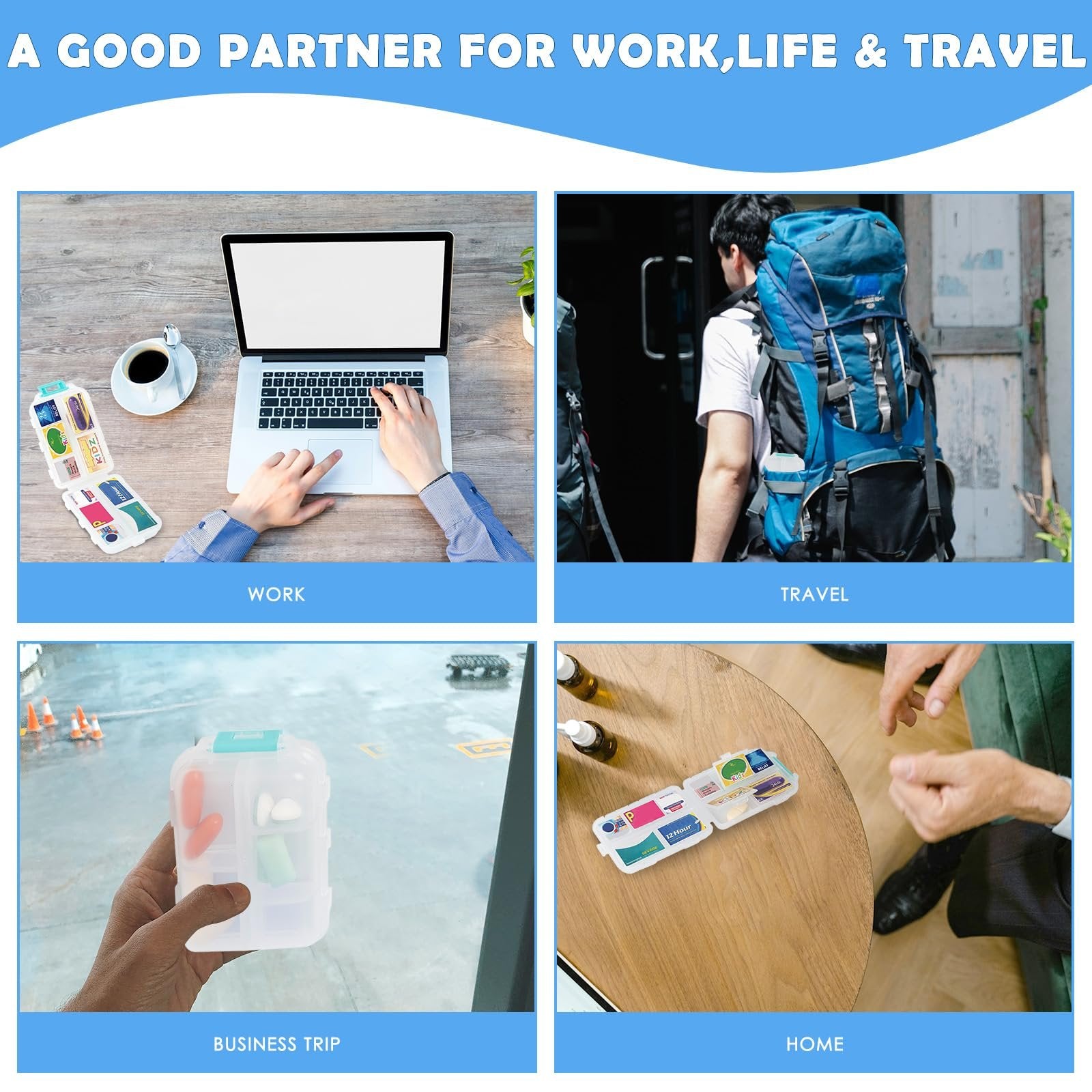 147 Pcs Medicine Labels, DIY Mini Pill Case Labels