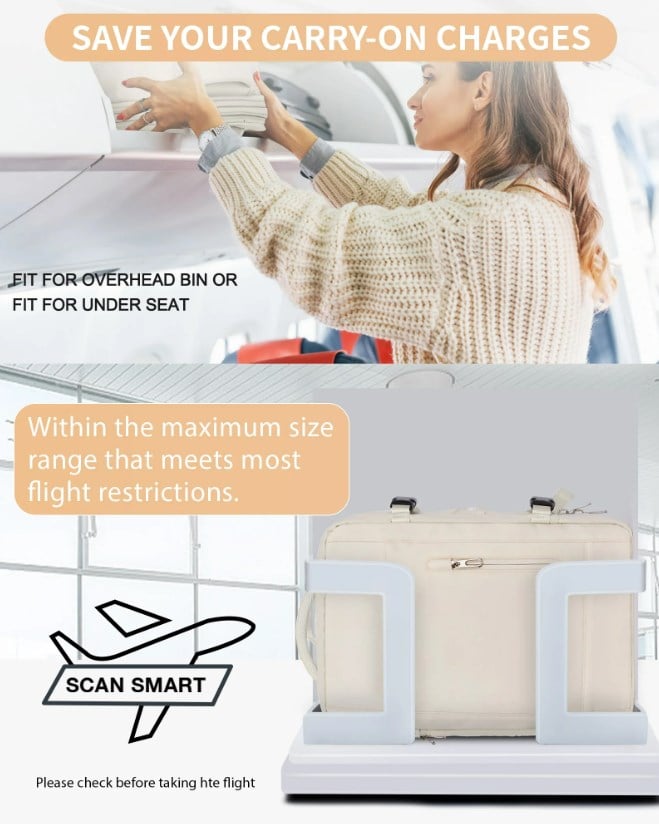 ✈️ Small Hand Luggage Backpack for Airplane Travel