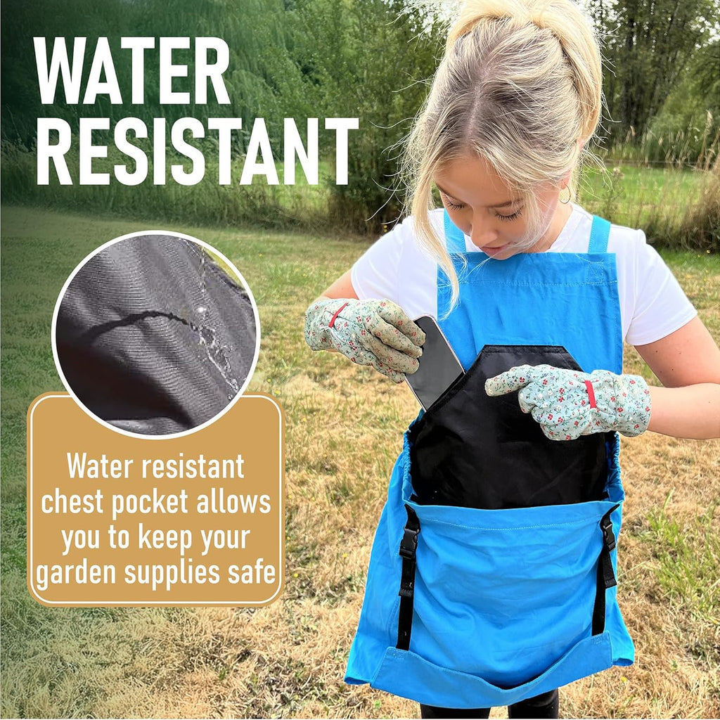 🌿 Heavy-Duty Gardening Apron – Hands-Free, Comfortable & Durable! 🌿New detachable weed puller head