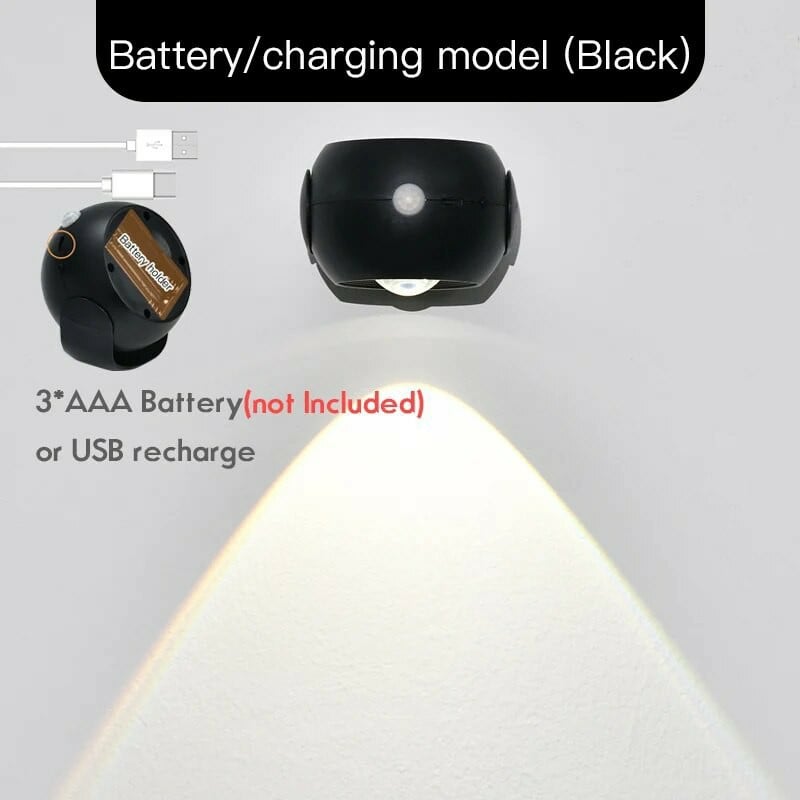 LED Rechargeable Indoor Wall Sconce - Sunset Night Light