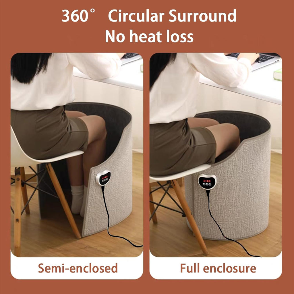 Foldable heating wall — standing infrared heating